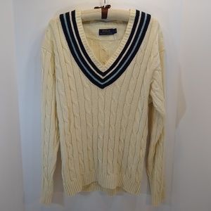 Polo Ralph Lauren Cable Knit Tennis Sweater